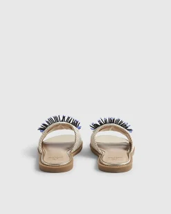 Girls Blue Eye Sandals