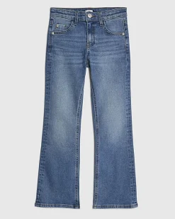 Girls Blue Flared Jeans