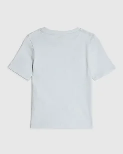 Girls Blue Floral Charm T-Shirt