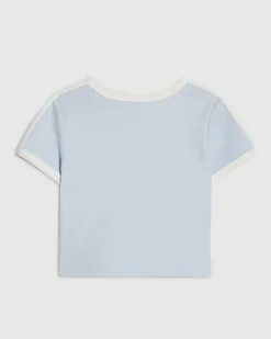 Girls Blue Lace Number 98 T-Shirt