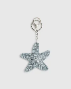 Girls Blue Starfish Bag Charm