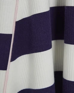 Girls Blue Stripe Polo Dress