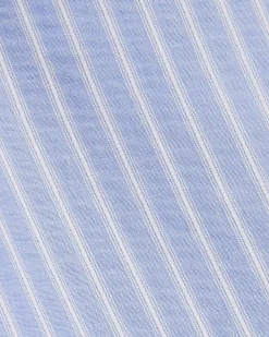 Girls Blue Stripe Trousers