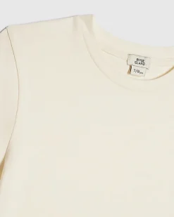 Girls Cream RI Waistband T-Shirt Set