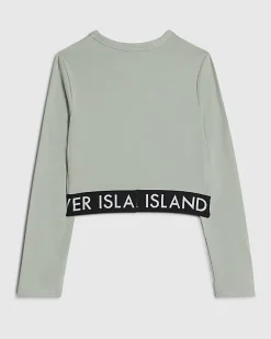 Girls Green River Heart Top