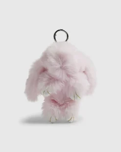 Girls Pink Bunny Bag Charm