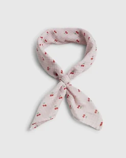 Girls Pink Cherry Bandana