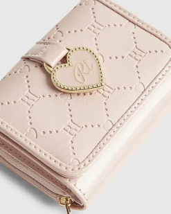 Girls Pink Monogram Purse