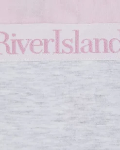 Girls Pink Pack Of 5 Briefs