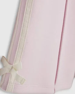 Girls Pink Pink Rosette Tracksuit Set