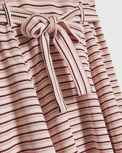Girls Pink Stripe Dress