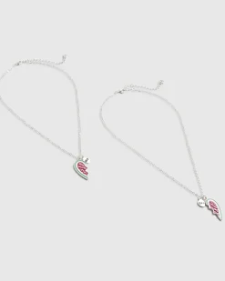 Girls Pink Watermelon Necklace