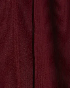Girls Red Cosy Wide Leg Trousers