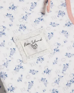Girls White Ditsy Pointelle Pyjamas