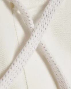 Girls White Wide Leg Jeans