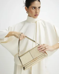 Gold Bar Front Clutch Bag