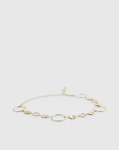 Gold Chain Circle Belt