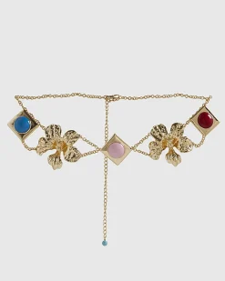 Gold Del Maar Chain Charm Belt