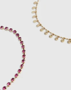 Gold Fish 3 Piece Anklet