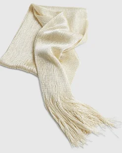 Gold Fringe Scarf