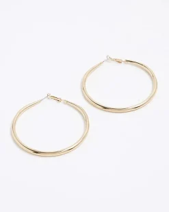Gold Large Hoop Earrings
