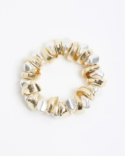 Gold Mixed Nuggets Bracelet