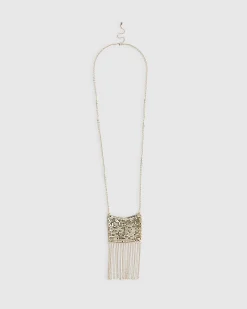 Gold Pouch Necklace