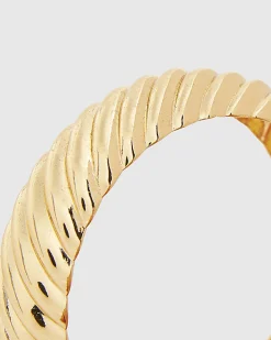 Gold Ridge Bangle