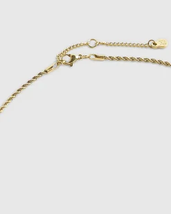 Gold Stainless Steel Starfish Necklace