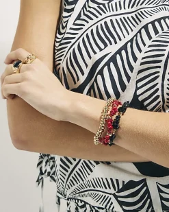 Gold Stretch Pack Of 3 Bracelets