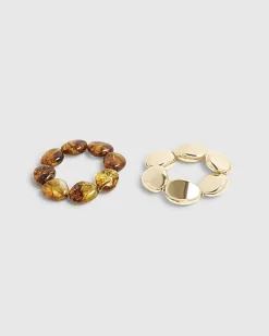 Gold Tort Stretch Bracelet Pack