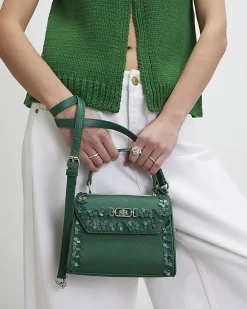 Green Clover Mini Tote Bag