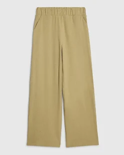 Green Cosy Wide Leg Joggers