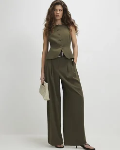 Green Fitted Waistcoat