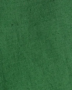 Green Linen Blend Skort