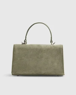Green Lock Front Tote Bag