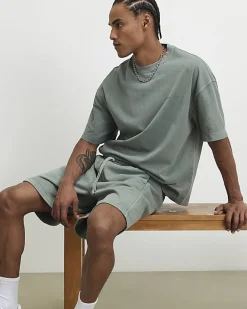 Green Oversized Fit T-Shirt & Short Set