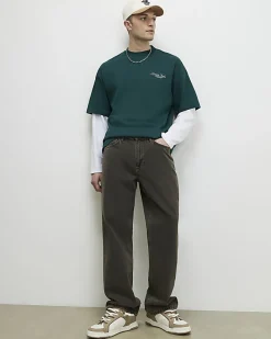 Green Oversized Fit Hotel Resort T-Shirt