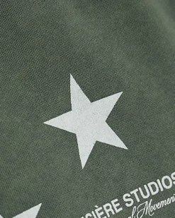Green Oversized Fit Lisiere Studios Shorts