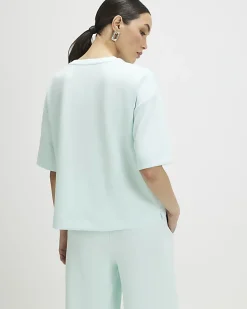 Green Premium Boxy Clean T-Shirt