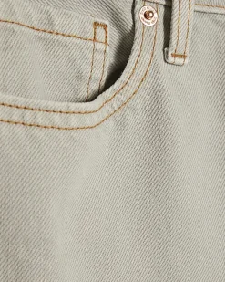 Green Relaxed Straight Jeans