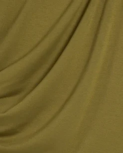 Green Short Sleeve Drape Tunic Top
