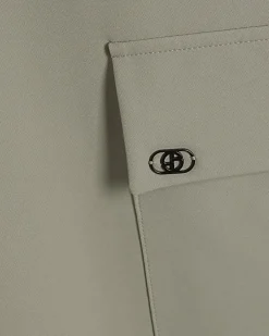 Green Skinny Fit Cargo Trousers