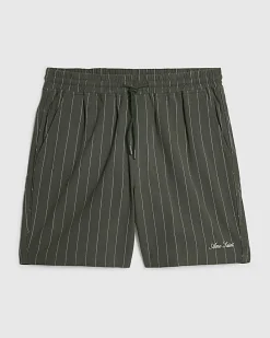 Green Stripe Shorts