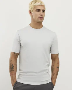 Grey Essential Muscle Fit Stretch T-Shirt