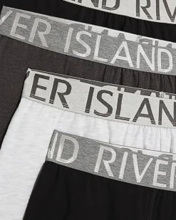 Grey Metallic Mix Pack Of 5 Trunks