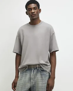 Grey Oversized Fit Heavyweight T-Shirt