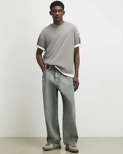 Grey Oversized Fit Heavyweight T-Shirt