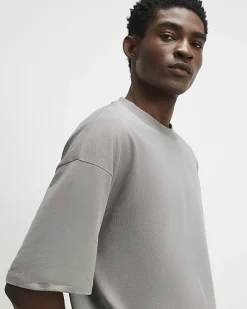 Grey Oversized Fit Heavyweight T-Shirt