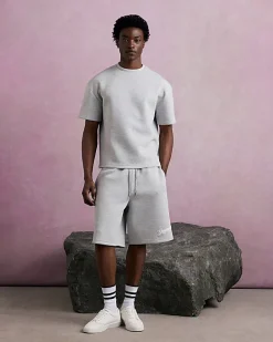 Grey Oversized Premium Crew Neck T-Shirt